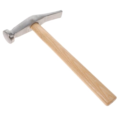 jojofuny Rustfreier Stahl Hammer mit Holzgriff Schlagfest und Verschleißfest Rutschfester Schuhmacher Hammer für Schuhsohlen Reparatur Leichter Schuhmacher Werkzeug für Präzise von jojofuny
