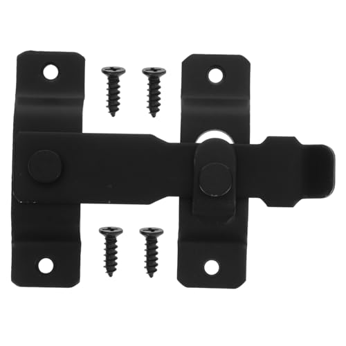 jojofuny Schiebetür türriegel aus Edelstahl Groß Oberflächenmontage Sicherer Türverschluss gegen Lockern Vielseitig für Scheunentore Gartentore Modernes Design Einfache Installation von jojofuny