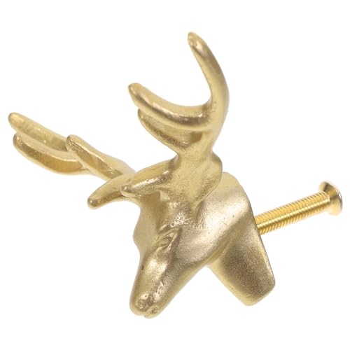 jojofuny Schrankgriff Messing mit Design Einlochgriff für Küchenschränke und Kleiderschränke Installieren Goldene Möbelgriffe für Moderne Innenräume jojofuny Schrankgriff Messing mit Design Einlochgriff für Küchenschränke und Kleiderschränke Installieren Goldene Möbelgriffe für Moderne Innenräume von jojofuny