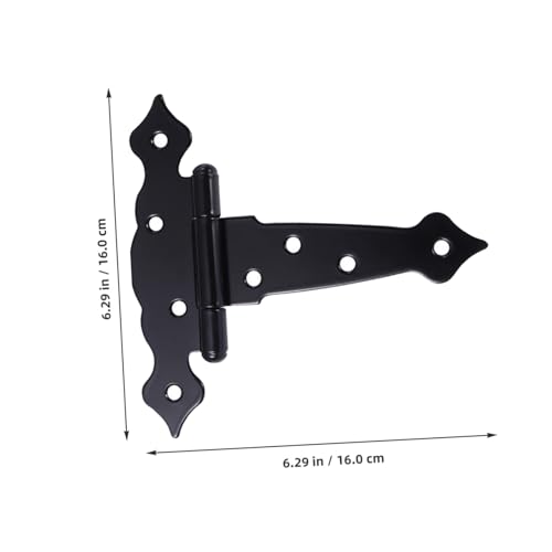 jojofuny Schwerlast T scharnier Schwarz für Gartentüren und Scheunentore Robustes Eisenmaterial Anwendung für Holztüren Einfache Montage Langlebiges Türscharnier Außen jojofuny Schwerlast T scharnier Schwarz für Gartentüren und Scheunentore Robustes Eisenmaterial Anwendung für Holztüren Einfache Montage Langlebiges Türscharnier Außen von jojofuny