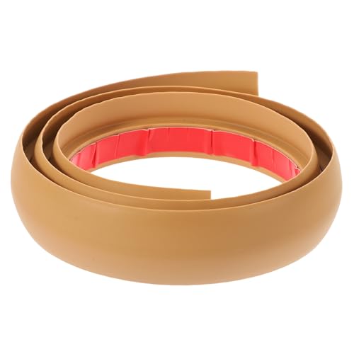 jojofuny Selbstklebende Boden Übergangsleiste Teppich Übergangsprofil Strapazierfähig Weich PVC Randstreifen für Türschwellen Bad Schlafzimmer Küche von jojofuny