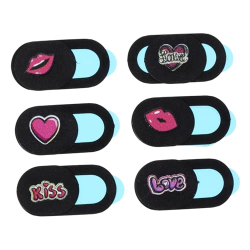 jojofuny Sichtschutz-Set Für Laptop/Desktop 6er-Pack Webcam-abs-Material Stick von jojofuny