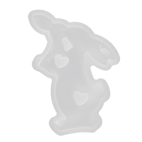 jojofuny Silikonform Osterhasen Gießform für DIY Dekorationen Flexible Langlebige Hasenform mit Hoher Reißfestigkeit Einfache Entnahme Geeignet für Selbstgemachte Wanddeko und Kreative von jojofuny