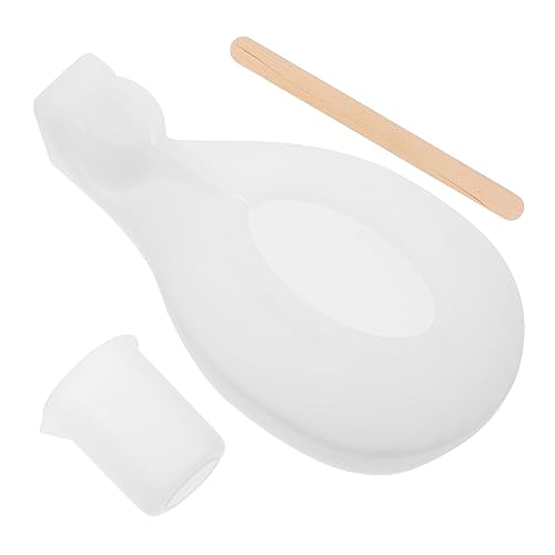 jojofuny Silikonform-set Für Party Schalenformen Aus Epoxidharz Schalenform Aus Silikon Silikonformhalter Löffelrestform Epoxid-gussschalenform Kleine Harzschalenform Kieselgel von jojofuny