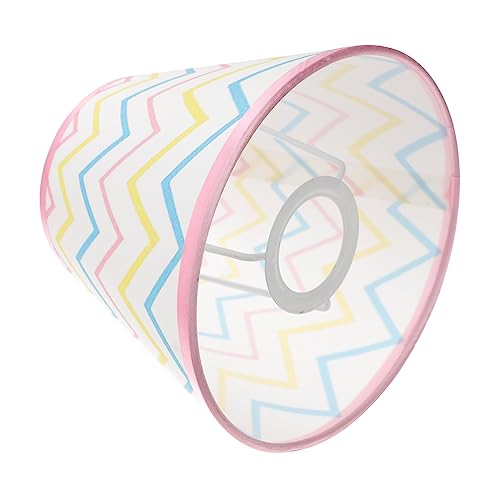 jojofuny Stoff Lampenschirm Für Tischlampe Und Pendelleuchte Dekorativer Lampenschirm Für Schlafzimmer Kinderzimmer Und Wohnzimmer Farbverlauf von jojofuny