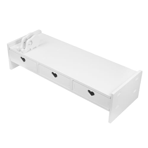 jojofuny Tastaturlagerständer Erhöht Groß Für Vertikale Steht Schreibtisch-Monitor-Riser Stand Monitorständererhöhung Computerständer Mit Schubladen Unterstützung Büro Erhöher Weiß PVC jojofuny Tastaturlagerständer Erhöht Groß Für Vertikale Steht Schreibtisch-Monitor-Riser Stand Monitorständererhöhung Computerständer Mit Schubladen Unterstützung Büro Erhöher Weiß PVC von jojofuny