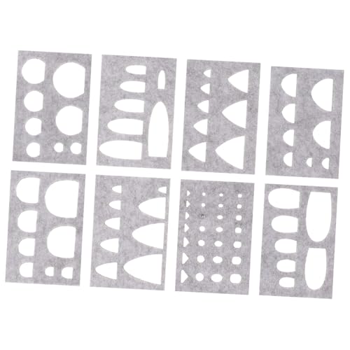 jojofuny Teiliges Needle Felting Applique Mold aus Robustem Filz für DIY Wollfilz Basteln mit Tieraugen Vorlagen Einfache Handhabung Werkzeugset für Anfänger jojofuny Teiliges Needle Felting Applique Mold aus Robustem Filz für DIY Wollfilz Basteln mit Tieraugen Vorlagen Einfache Handhabung Werkzeugset für Anfänger von jojofuny