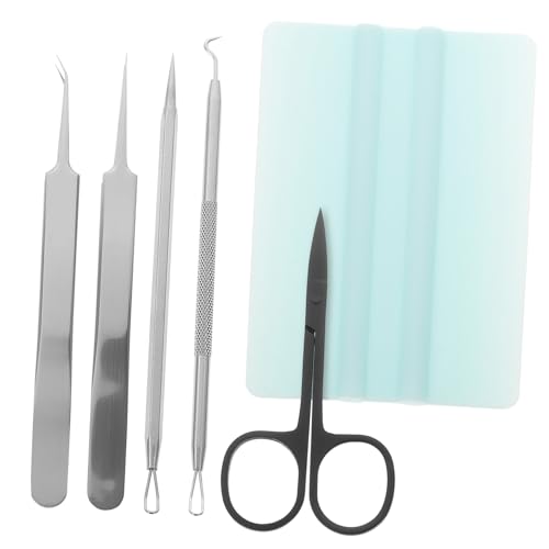 jojofuny Teiliges Vinyl Weeding Tool mit Pinzette Rutschfestem Griff Vinyl Schaber und Nadelstift für Präzises Entgittern Langlebiges Bastelwerkzeug für Scrapbooking und DIY Projekte jojofuny Teiliges Vinyl Weeding Tool mit Pinzette Rutschfestem Griff Vinyl Schaber und Nadelstift für Präzises Entgittern Langlebiges Bastelwerkzeug für Scrapbooking und DIY Projekte von jojofuny