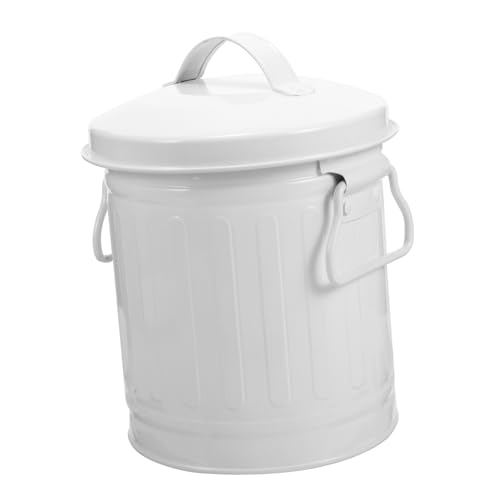jojofuny Tischmülleimer mit Deckel Kleiner Abfalleimer aus Robustem für Schreibtisch und Wohnzimmer Minimalistisches Design Langlebig und Geruchshemmend jojofuny Tischmülleimer mit Deckel Kleiner Abfalleimer aus Robustem für Schreibtisch und Wohnzimmer Minimalistisches Design Langlebig und Geruchshemmend von jojofuny