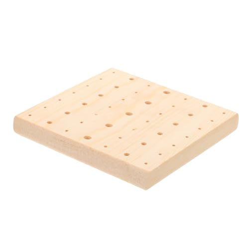 jojofuny Tonbasis Puppe Stand Planke Figur Steht Bildhauerei Zubehör anzeigen Steckbretter aus Keramik Keilplatte aus Ton Wäscheständer aus Keramik Basis anzeigen Holz Beige von jojofuny