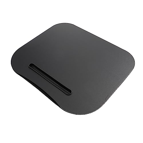 jojofuny Tragbarer Computertisch Form faltbar gepolstert Stand einstellbar Tablett Bett Falten Laptop-Tisch nachttisch MDF Schwarz von jojofuny