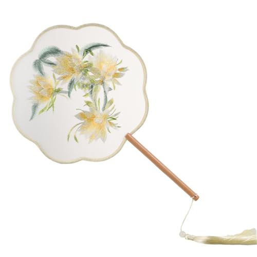 jojofuny Tragbarer Handfächer mit Stickerei Chinesischer Stil Sommerfächer für Frauen Dekorativer Faltfächer Seide für Strand Hochzeit und Partys jojofuny Tragbarer Handfächer mit Stickerei Chinesischer Stil Sommerfächer für Frauen Dekorativer Faltfächer Seide für Strand Hochzeit und Partys von jojofuny