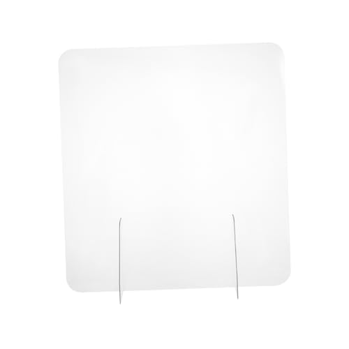 jojofuny Transparente Acryl Schutzscheibe mit Abnehmbarem Halter Spuckschutz Thekenaufsatz Robustes Leichtes Acrylglas für Hygienische Trennung und Einfache von jojofuny