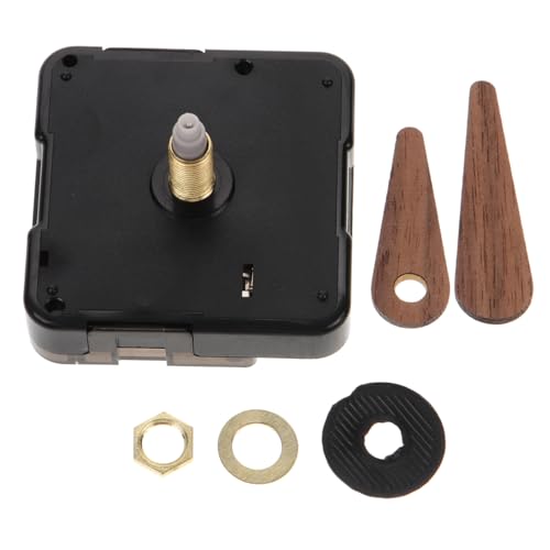 jojofuny Uhrwerk Zum Selbsteinbau Mit Holzzeigern, PräZises Quarz Uhrwerk FüR DIY Wanduhr Reparaturen, Umweltfreundliche Materialien Und Einfacher Installation von jojofuny