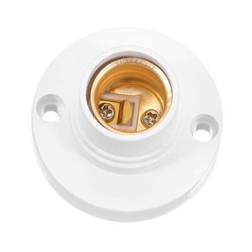 jojofuny Vintage Lampenfassung Retro Schraubfassung für Pendelleuchten Einfache Installation für Wand und Tischlampen Sicherem PC Material Vielseitig Einsetzbar von jojofuny