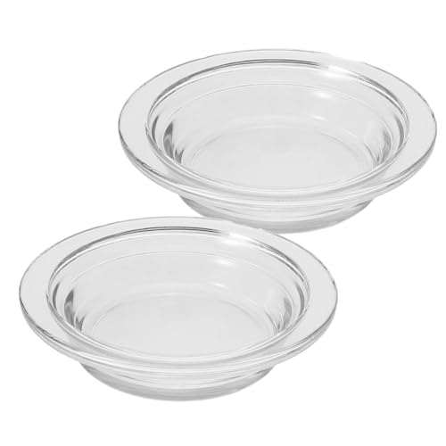 jojofuny Wachswärmschale Für Kerzenwärmer: Ersatzschale Für Wachswärmer Aus Glas – Transparente Aromatherapieschale Kerzenwärmschale Für Schmelztörtchenbrenner von jojofuny