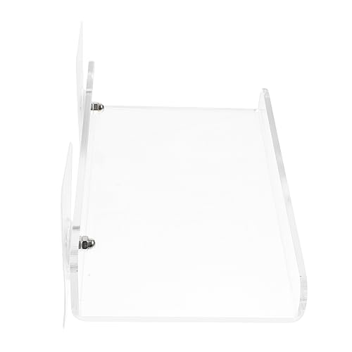 jojofuny Wandmontierter Transparenter Bücherregal Aus Acryl Stilvoller Buch Magazinhalter Für Fotos Und Deko Platzsparender Praktischer Aufsteller Für Zuhause Und Büro von jojofuny