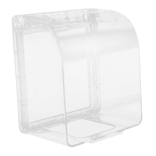 jojofuny Wasserdichte Steckdosenabdeckung Transparent Modell Erhöhter Schutz Spritzwassergeschützt mit Starkem Klebesticker für Außenbereich Badezimmer Balkon Wohnzimmer jojofuny Wasserdichte Steckdosenabdeckung Transparent Modell Erhöhter Schutz Spritzwassergeschützt mit Starkem Klebesticker für Außenbereich Badezimmer Balkon Wohnzimmer von jojofuny