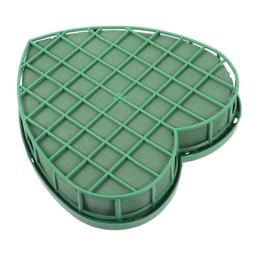 jojofuny Wedding Auto Herz Steckmasse mit Saugnapf Wasserspeicher Deko für DIY Blumenarrangements Kleine Leichte und Auslaufsichere Blumendeko für Hochzeitsfeier und von jojofuny