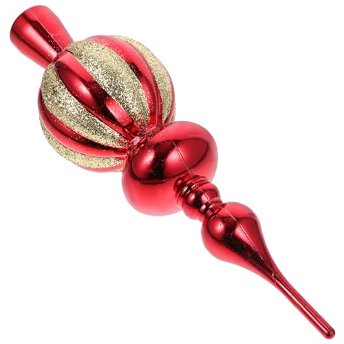 jojofuny Weihnachtsbaumspitze Sphärisch Dekorativer Christbaumstern Aus Kunststoff Für Festliche Weihnachtsdekoration Bruchsicheres Design Für Jede Baumspitze von jojofuny