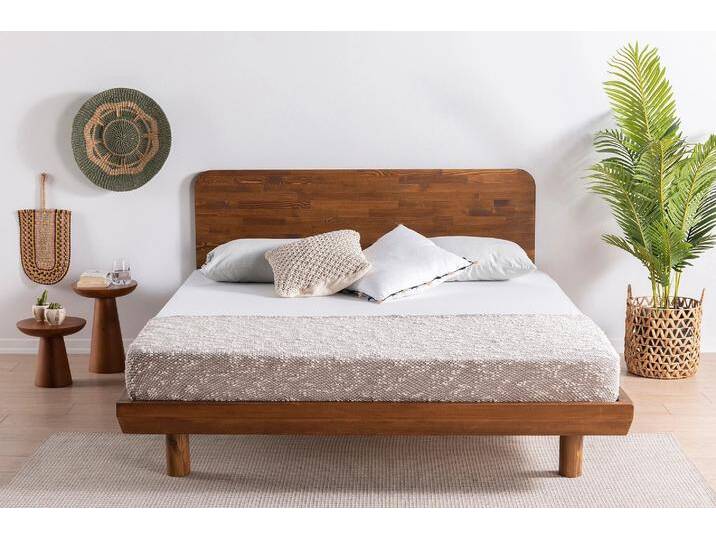 Massivholzbett mit natürlichem Design 140x190 cm von jolondo