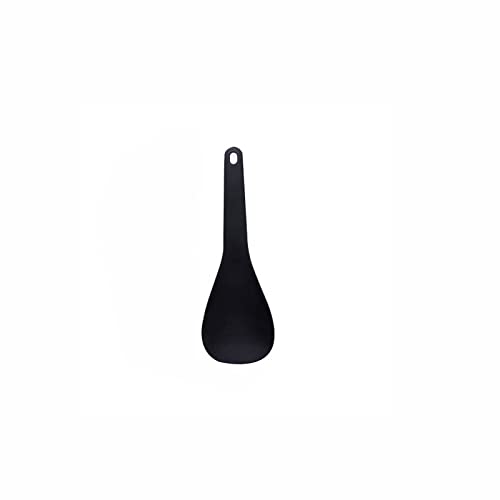jonam Löffel 1 Pc Long Cooking Spoon, Black Soup Spoon, Kitchen Utensils And Tools, Household Convenient Cleaning von jonam