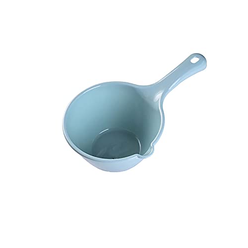 jonam Löffel 1 stück kunststoff wasser soops dick langen griff bad scoop waschen haar werkzeug kochen küchenwerkzeuge Gadgets (Color : Blue) von jonam