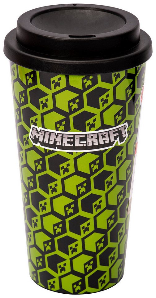 joojee Coffee-to-go-Becher Becher To Go / Mug To Go - Minecraft Creeper Heads - 520 ml (NEU & OVP joojee Coffee-to-go-Becher Becher To Go / Mug To Go - Minecraft Creeper Heads - 520 ml (NEU & OVP von joojee