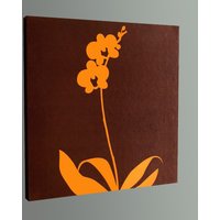 Braune Orchidee Wandkunst Braune Orchidee Wandkunst von joom