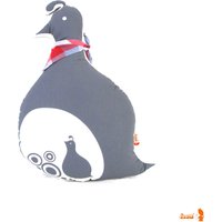 Graues Mama Wachtel Plüsch Kissen von joom