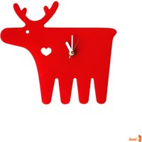 Kinderzimmer Dekor - Modernes Elch Wanduhr von joom