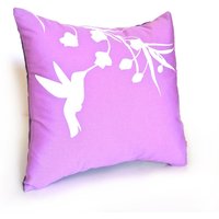 Lavendel Kolibri Mit Eukalyptus - Mini 10, 5 Zoll Quadratkissen von joom
