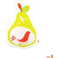 Limited Edition Birdie in Einem Birnen Plüsch Kissen von joom