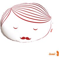 Limited Edition Guy Face Plüsch-Kissen in Rot von joom