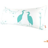 Verkauf - Mint Grün Druck Auf Aus Weißer Baumwolle-Reiher-Liebhaber in Den Sumpf-Rechteck-Kissen von joom