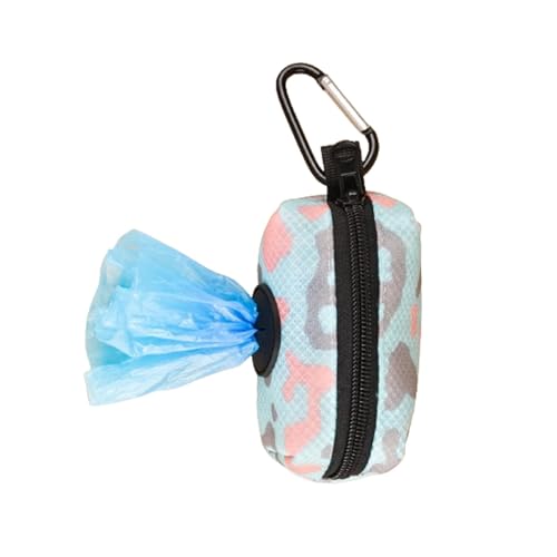 Hundekotbeutel-Spender, Tragbarer Kotbeutelspender, Hundekotbeutel-Halter, Hundekotbeutel-Spender Mit Reißverschluss, Tragbarer Hundekotbeutelhalter Passt Jede Hundeleine Für Gassi Laufen von jopiuieo