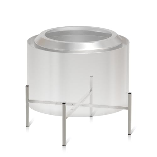 38,1 - 68,1 cm Feuerstelle, Solo-Herd-Zubehör, Edelstahl, verstellbarer Sockel, Feuerstelle Ständer für Soloofen, Lagerfeuer, Ranger, Yukon und mehr, ideal für draußen, Terrasse, Camping, Hinterhof von joqepy