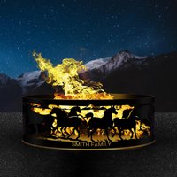 Benutzerdefinierte Feuerstellen - Pferdefeuerstelle Ring Schwere Outdoor Feuerstelle Stahl Holz Brennende Gruben Josephs von josephsfirepit