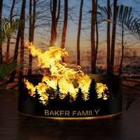 Design Deinen Feuerring, Feuerplatz, Geschenk Für Camper, Camping, Jubiläumsgeschenk von josephsfirepit