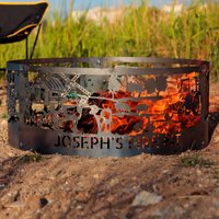 Feuerring Mit Landwirtschaft Design, 12" Höhe Außen Feuerstelle, 37" Vatertagsgeschenk, Holz Brennende Haus Und Garten Deko Feuerstelle Feuerring Mit Landwirtschaft Design, 12" Höhe Außen Feuerstelle, 37" Vatertagsgeschenk, Holz Brennende Haus Und Garten Deko Feuerstelle von josephsfirepit