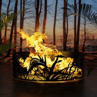 Fisch Design Feuerstellen, Feuerring Gruben, Schwere Outdoor Feuerstelle, Stahl Holz Brennende Josephs Feuerstelle von josephsfirepit