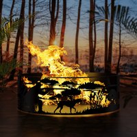 Jagd Feuerstellen, Hund Feuer Ring Gruben, Schwer Dienstliche Outdoor Feuerstelle, Stahl Holz Brennende Josephs Feuerstelle von josephsfirepit