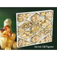 strohschmuck 138 Figuren Ca. 60-80mm Nazareth-Set Weihnachten Feine Handarbeit in 2 Geschenkboxen, Mit Geschenkkarte. Aktionspreis 2025 von josyArtmade