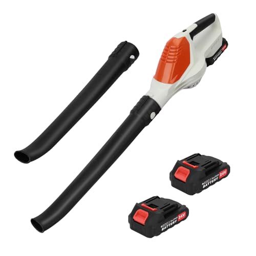 joukares Handheld schnurloses Blattgebläse, elektrisches Gartengebläse, 24 V wiederaufladbare leichte Gebläse, batteriebetriebenes Gartenreinigungswerkzeug, leistungsstarke tragbare Luftgebläse f joukares Handheld schnurloses Blattgebläse, elektrisches Gartengebläse, 24 V wiederaufladbare leichte Gebläse, batteriebetriebenes Gartenreinigungswerkzeug, leistungsstarke tragbare Luftgebläse f von joukares