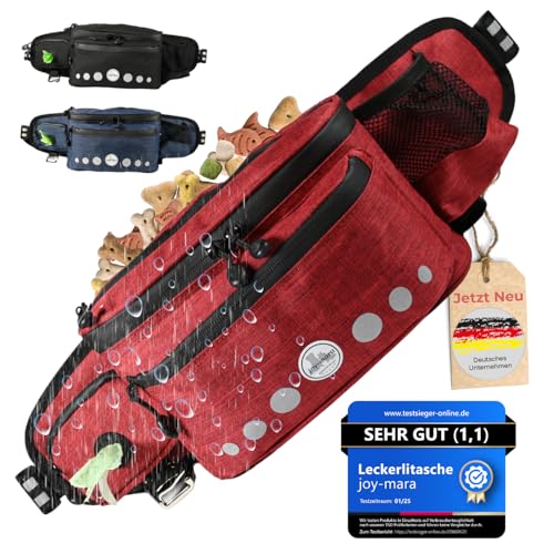 joy-mara Leckerlitasche für Hunde - wasserdichte Hunde Leckerlitasche & Bauchtasche Hundetraining, Gassi Tasche Hund mit Flaschenhalter, Futtertasche Hund mit Kotbeutelspender & Leckerlibeutel joy-mara Leckerlitasche für Hunde - wasserdichte Hunde Leckerlitasche & Bauchtasche Hundetraining, Gassi Tasche Hund mit Flaschenhalter, Futtertasche Hund mit Kotbeutelspender & Leckerlibeutel von joy-mara