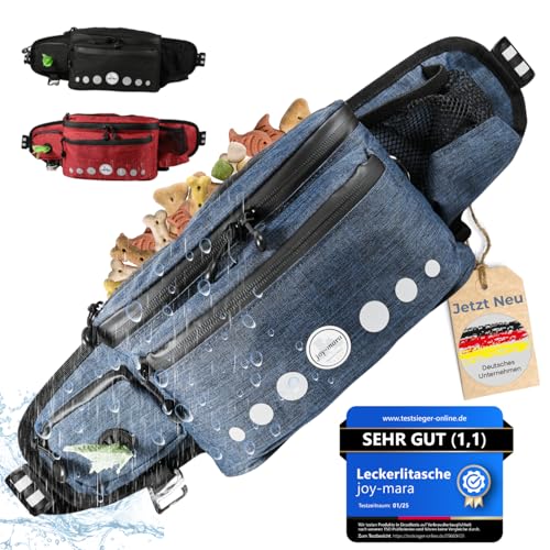 joy-mara Leckerlitasche für Hunde - wasserdichte Hunde Leckerlitasche & Bauchtasche Hundetraining, Gassi Tasche Hund mit Flaschenhalter, Futtertasche Hund mit Kotbeutelspender & Leckerlibeutel joy-mara Leckerlitasche für Hunde - wasserdichte Hunde Leckerlitasche & Bauchtasche Hundetraining, Gassi Tasche Hund mit Flaschenhalter, Futtertasche Hund mit Kotbeutelspender & Leckerlibeutel von joy-mara