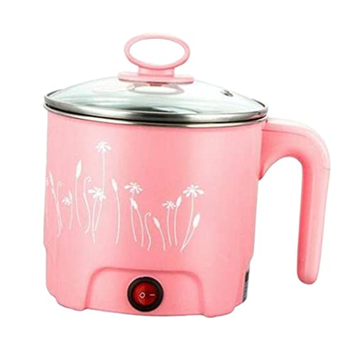 joyMerit Mini Elektrotopf Kochtopf Dampfgarer Wasserkocher - Kochen Geschirr - Pink_Dia.18cm von joyMerit