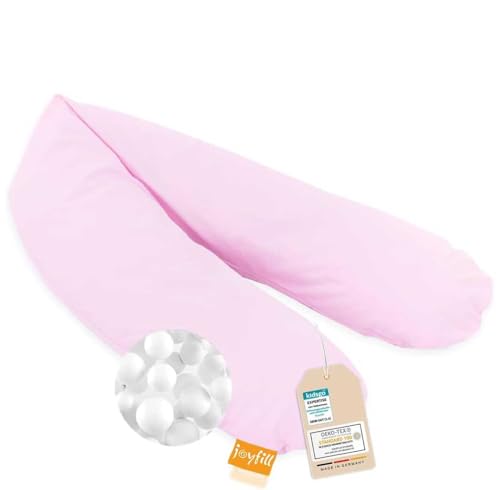 joyfill® Stillkissen Mikroperlen 190cm I Schwangerschaftskissen - Made in Germany I Ideal zum Schlafen & Stillen Dank Flüsterleiser & Bequemer Füllung I Stillkissen XXL von joyfill