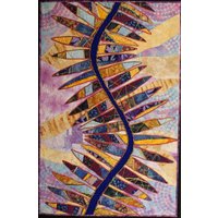 Handgemachte Kunst Quilt - Punkte Redux von joystrings