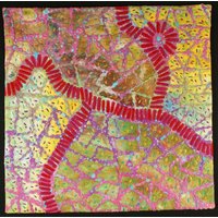 Handgemachte Kunst Quilt - Walkabout Handgemachte Kunst Quilt - Walkabout von joystrings